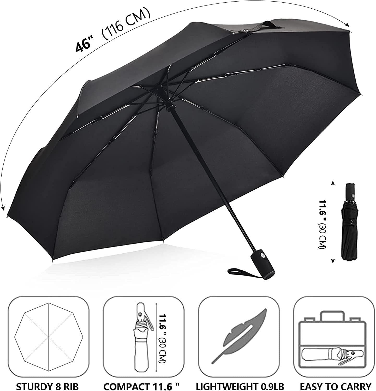 Umbrella for women Umbrella for Men, Umberallas for Rain Big Size Men, Windproof Umberalla Large